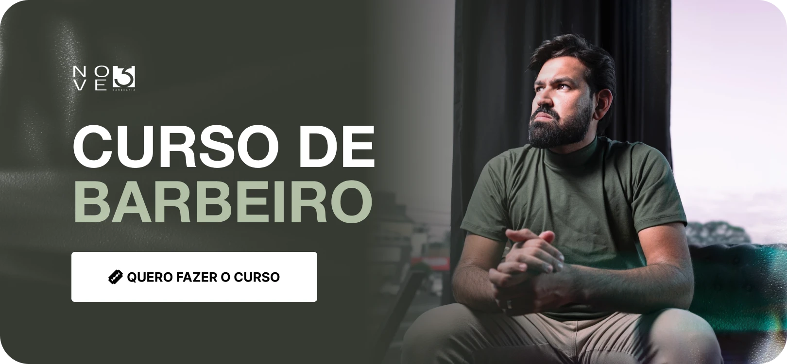 Curso de barbeiro da Barbearia Nove3
